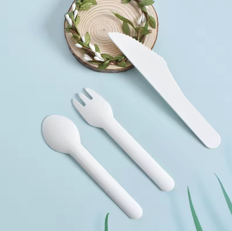 Disposable Paper Cutlery Paper Knife Fork& Spoon - Image 3